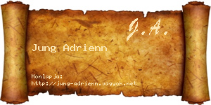 Jung Adrienn névjegykártya